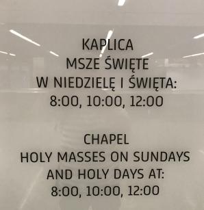 Słowo na niedzielę 1 września z kaplicy lotniska im. Jana Pawła II w Krakowie