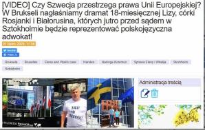 [VIDEO] Racism, Hitlerism, Stalinism? Why is the European Union tolerating the taking of children using weapons, to national minorities in Sweden? Why is silent Juan Fernando López Aguilar - head of the Committee on Civil Liberties, Justice and Home Affair