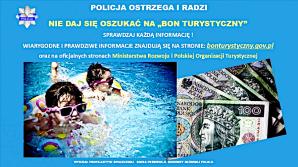 Uwaga! Oszustwa metodą „na bon turystyczny”