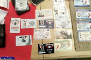 [VIDEO] Zatrzymany posiadał sfałszowane legitymacje różnych międzynarodowych służb