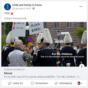 [VIDEO] Koszmar tysięcy dzieci w Szwecji! Wspieramy tamtejszy protest 7 lutego 2021r.! [PL/SE]