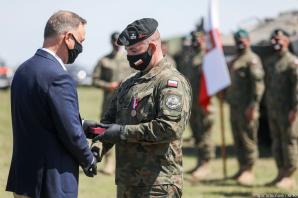 [VIDEO] Prezydent na ćwiczeniach wojskowych w Rumunii