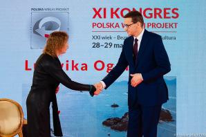 Premier na Kongresie Polska Wielki Projekt: Ludwika Ogorzelec jest artystką, która potrafi łączyć ze sobą różne siły kultury i natury. Jest znana na całym świecie.