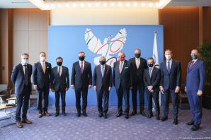 [VIDEO] Tokio. Spotkanie Prezydenta Dudy z Przewodniczącym MKOl