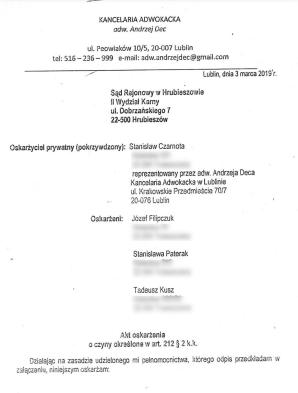 [VIDEO] Bohaterscy seniorzy uniewinnieni! Sadystyczne chamstwo wójta gminy Trzeszczany Stanisława Czarnoty ukrócone  przez sądy w Hrubieszowie i Zamościu!