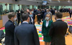 Minister Anna Moskwa na posiedzeniu Rady UE ds. Energii. W Brukseli odbyła również szereg spotkań bilateralnych z przedstawicielami: Rumunii, Finlandii, Luksemburga, Estonii, Hiszpanii, Litwy czy Francji