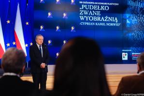 [VIDEO] Premier Mateusz Morawiecki: Życzę wszystkim Polakom, żebyśmy chcieli przełamywać opory poznawania twórczości Norwida