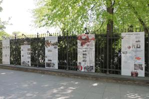 Ukraina. Wojna w Europie–  wystawa plenerowa ukraińskiego IPN w Muzeum Łazienki Królewskie. Wystawa będzie prezentowana m.in. w miastach Berlin, Bamberg i Frankfurt, Bruksela