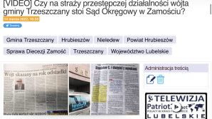 [VIDEO] TOGI BEZ SUMIEŃ: Demoralizacja władzy i proboszczów w Trzeszczanach? Sąd, Prokuratura i Biskup w Zamościu umywają ręce, lekceważąc przestępstwa wobec Kościoła i prześladowania prawdomównego robotnika Wiesława Księżuka