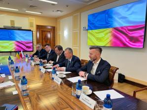 Wizyta wiceministra Jacka Bartmińskiego w Kijowie