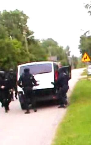 Brawurowa akcja polskich policjantów przy zatrzymaniu bandyty z Łotwy