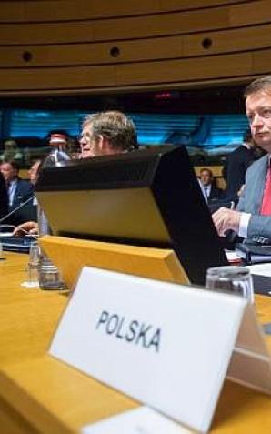 Minister Jacek Czaputowicz na posiedzeniu Rady do Spraw Zagranicznych w Luksemburgu