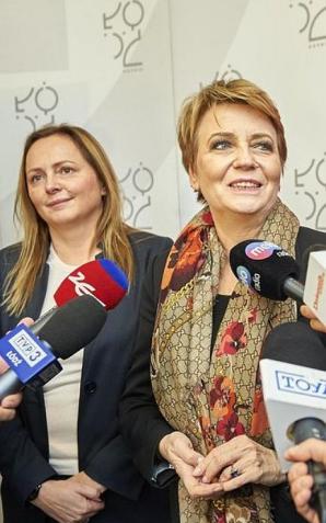 Pierwszy dzień urzędowania. Joanna Skrzydlewska i Małgorzata Moskwa-Wodnicka wiceprezydentami Łodzi
