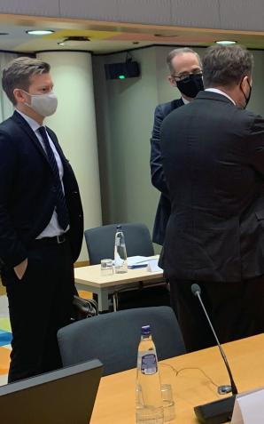 Minister Anna Moskwa na posiedzeniu Rady UE ds. Energii. W Brukseli odbyła również szereg spotkań bilateralnych z przedstawicielami: Rumunii, Finlandii, Luksemburga, Estonii, Hiszpanii, Litwy czy Francji