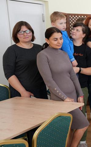 Wizyta w ODR u uchodźców z Ukrainy