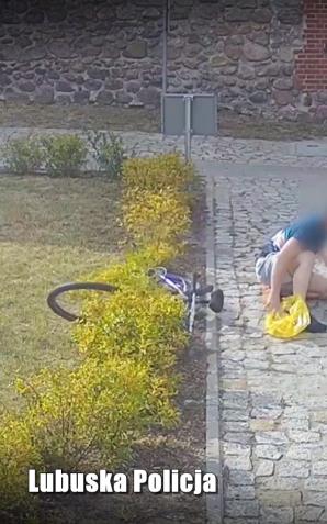 [VIDEO] Niebezpieczna szarża rowerzysty. Za potrącenie dziewczynki odpowie przed sądem