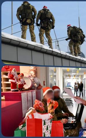 [VIDEO] Policyjni kontrterroryści - pomocnikami Mikołaja