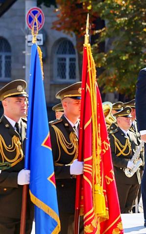 [VIDEO] Kijów. Prezydent RP na uroczystościach z okazji 33. rocznicy Niepodległości Ukrainy