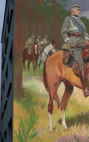 Patriotyczny mural odsłonięty w Potworowie.