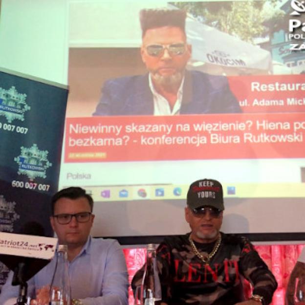 [VIDEO] Niewinny skazany na więzienie? Hiena pogrzebowa bezkarna? - konferencja Biura Rutkowski w Szczecinie