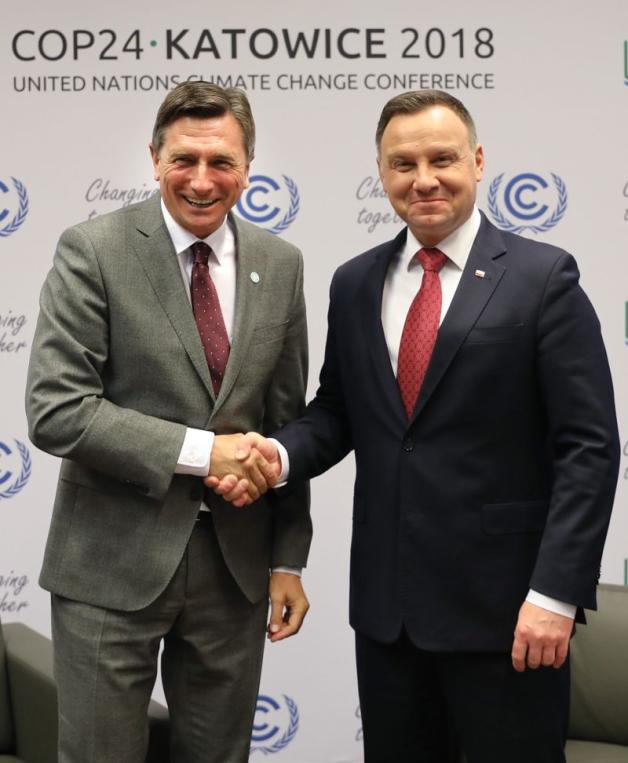 Spotkania wzajemnej współpracy w ramach COP24 Prezydent RP z Prezydentami Nigerii, Fidżi, Czarnogóry, Macedonii, Szwajcarii, Nepalu, Luksemburga i przedstawicielami Watykanu