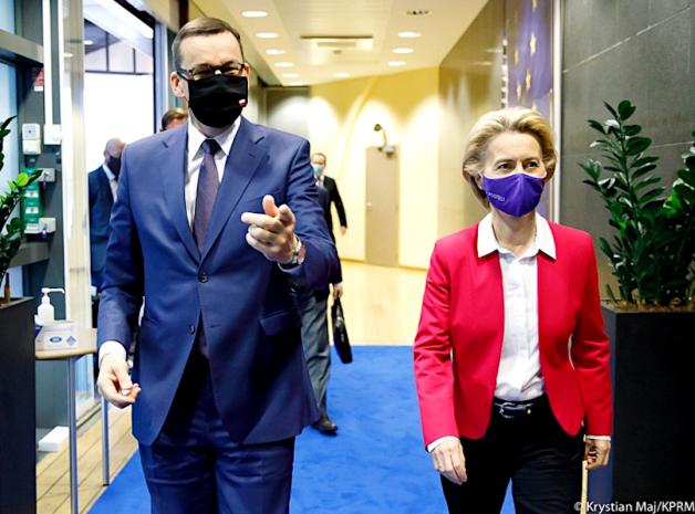[VIDEO] Premier Mateusz Morawiecki w Brukseli o uruchomieniu unijnego budżetu oraz planie dla Białorusi