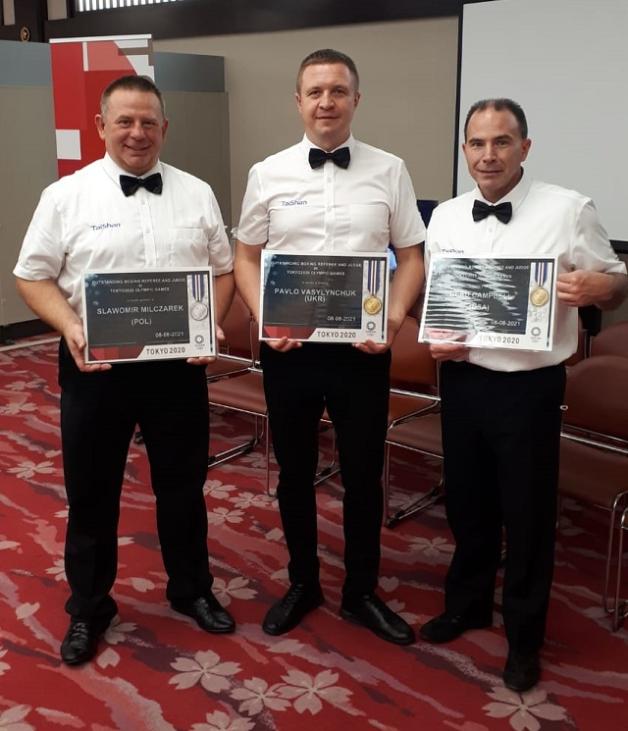 Łódzki policjant jako jedyny Polak sędziował walki bokserskie na Igrzyskach Olimpijskich Tokio 2020
