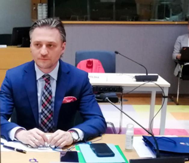 [VIDEO] Wiceminister Bartosz Grodecki wziął udział w posiedzeniu Rady JHA w Brukseli. Od 1 stycznia 2022 r. przewodnictwo w Radzie Unii Europejskiej przejmuje Francja