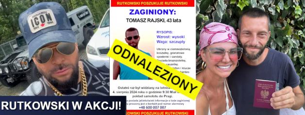 SUKCES BIURA RUTKOWSKI I POLSKIEGO KONSULATU W TIRANIE : Po upływie doby i dramatycznych chwilach od zaginięcia Tomasza Rajskiego poszukiwany Polak został odnaleziony cały i zdrowy