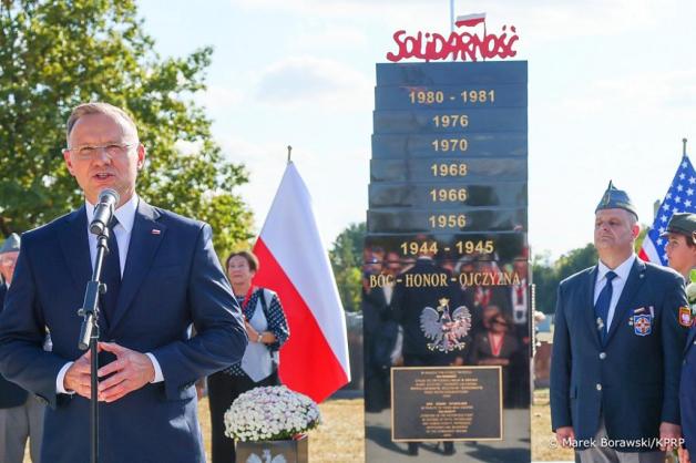 [VIDEO] Prezydent do Polonii w Doylestown: Wespół z nami niesiecie losy Rzeczypospolitej