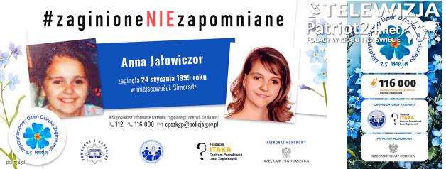 [VIDEO] #zaginioneNIEzapomniane – wciąż czekamy na Anię