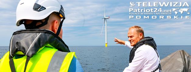 [VIDEO] Premier z wizytą na pierwszej w Polsce morskiej farmie wiatrowej.